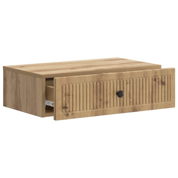 Стенен страничен масичка Дъб артизан 59 x 34,5 x 17 см