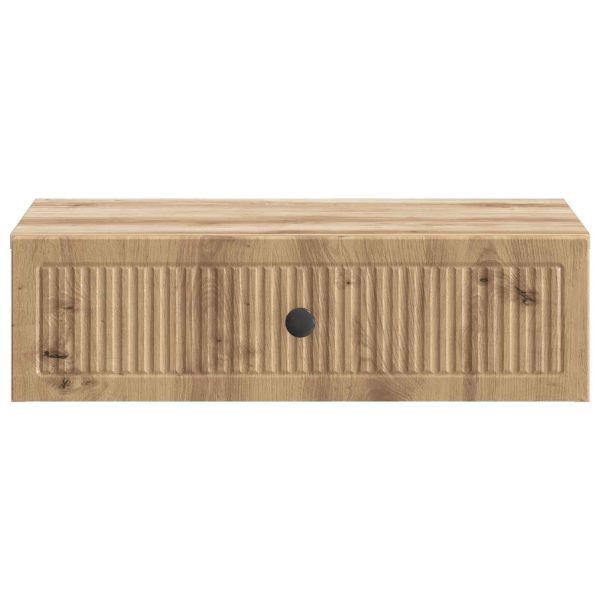 Стенен страничен масичка Дъб артизан 59 x 34,5 x 17 см