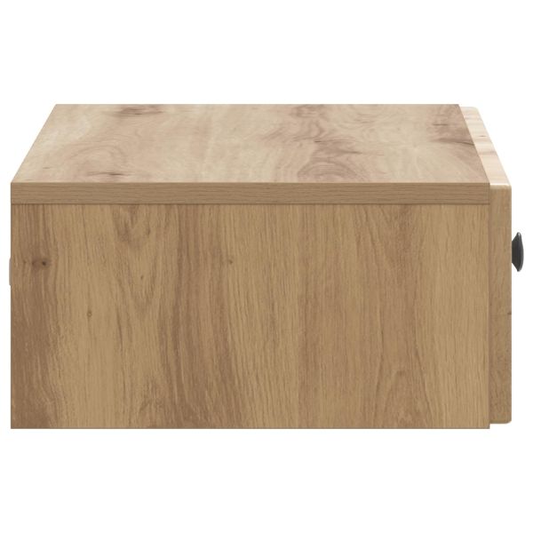 Стенен страничен масичка Дъб артизан 59 x 34,5 x 17 см