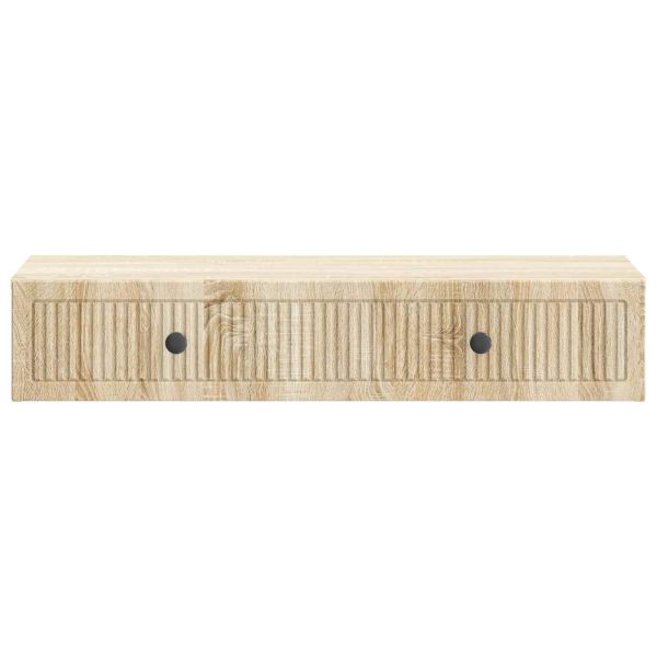 Стенен страничен масичка Дъб сонома 87,5 x 34,5 x 17 см