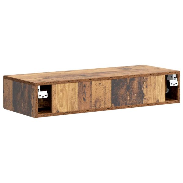 Стенен страничен масичка Старо дърво 87,5 x 34,5 x 17 см