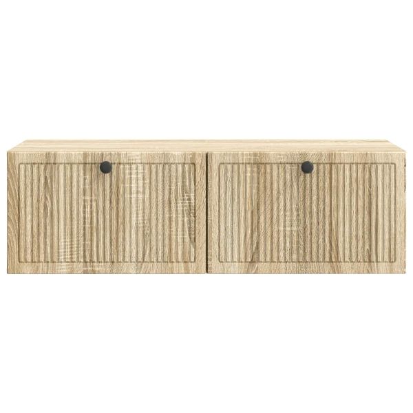 Стенно монтиран ТВ шкаф Дъб сонома 98 x 41 x 30 см
