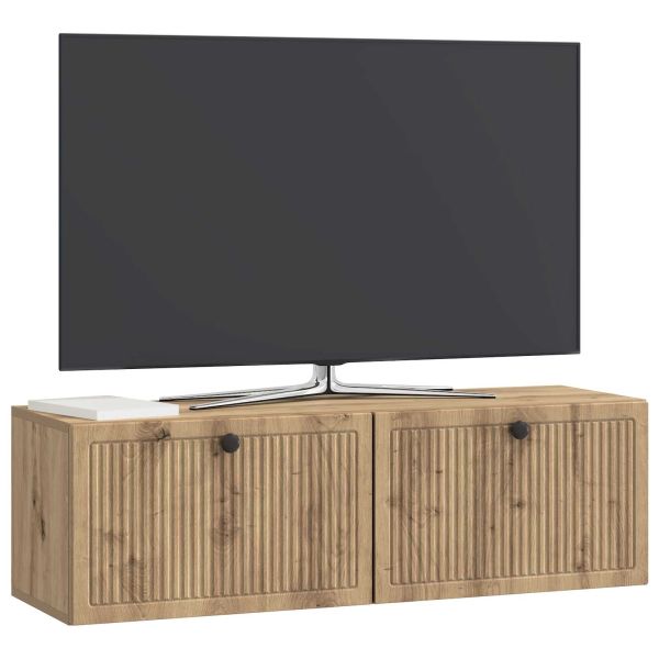 Стенно монтиран ТВ шкаф Дъб артизан 98 x 31 x 30 см