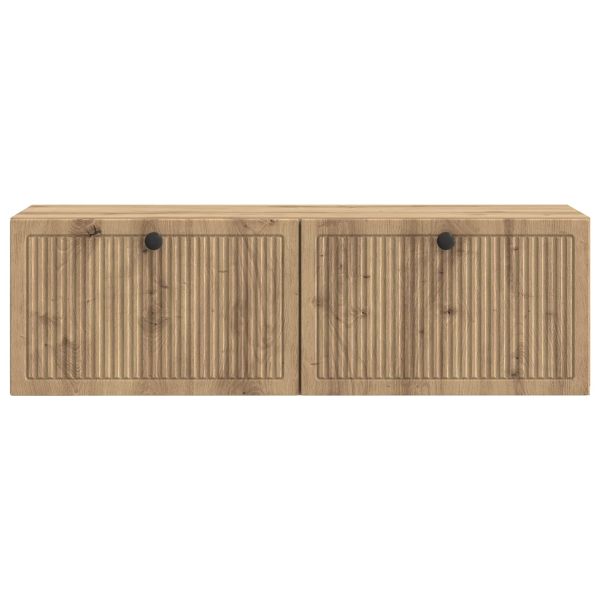 Стенно монтиран ТВ шкаф Дъб артизан 98 x 31 x 30 см