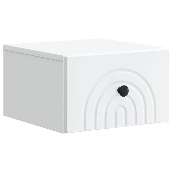 Спален шкаф с монтаж на стена 2 pcs Бяло 33 x 34,5 x 20 см