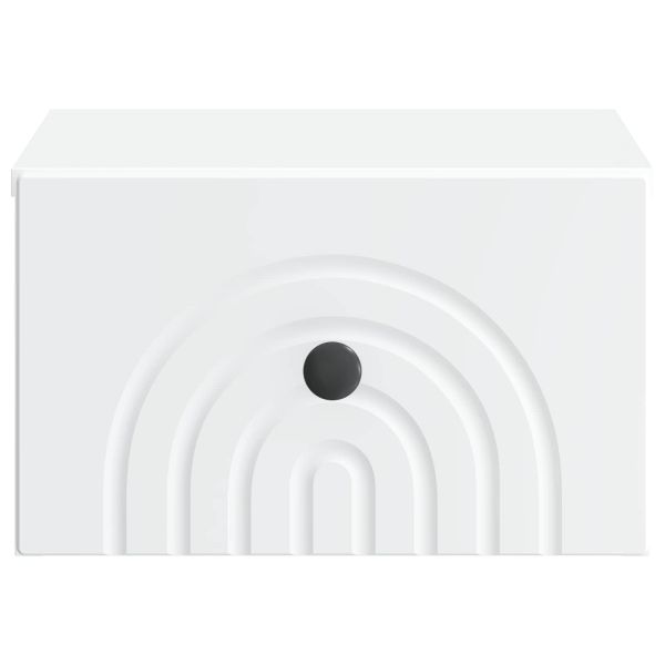 Спален шкаф с монтаж на стена 2 pcs Бяло 33 x 34,5 x 20 см