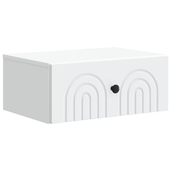 Спален шкаф с монтаж на стена 2 pcs Бяло 49 x 34,5 x 20 см