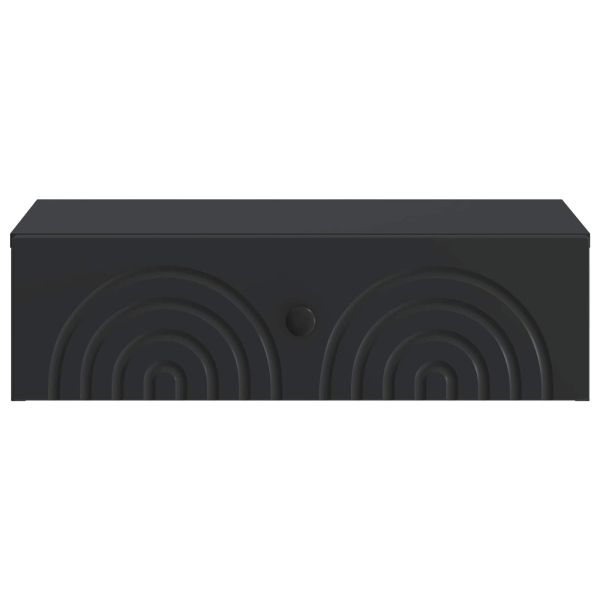 Стенен страничен масичка Черно 59 x 34,5 x 17 см