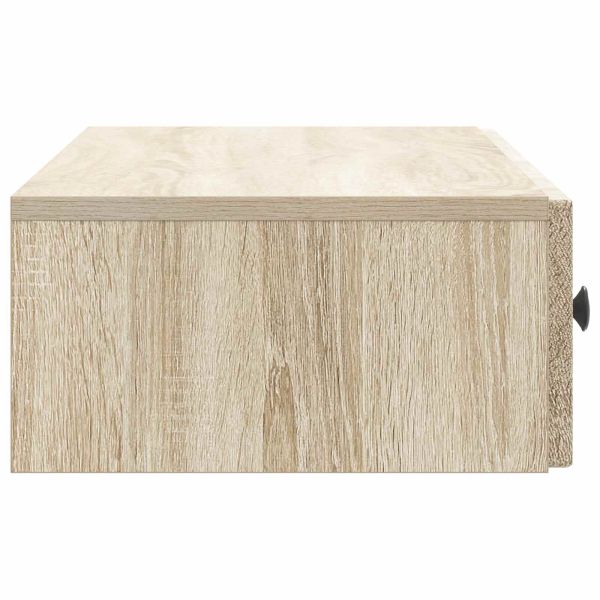 Стенен страничен масичка Дъб сонома 87,5 x 34,5 x 17 см