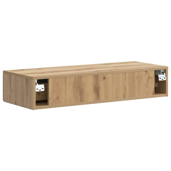 Стенен страничен масичка Дъб артизан 87,5 x 34,5 x 17 см