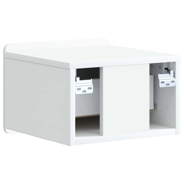 Спален шкаф с монтаж на стена 2 pcs Бяло 33 x 34,5 x 24 см