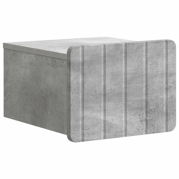 Спален шкаф с монтаж на стена Бетонно сиво 33 x 34,5 x 24 см