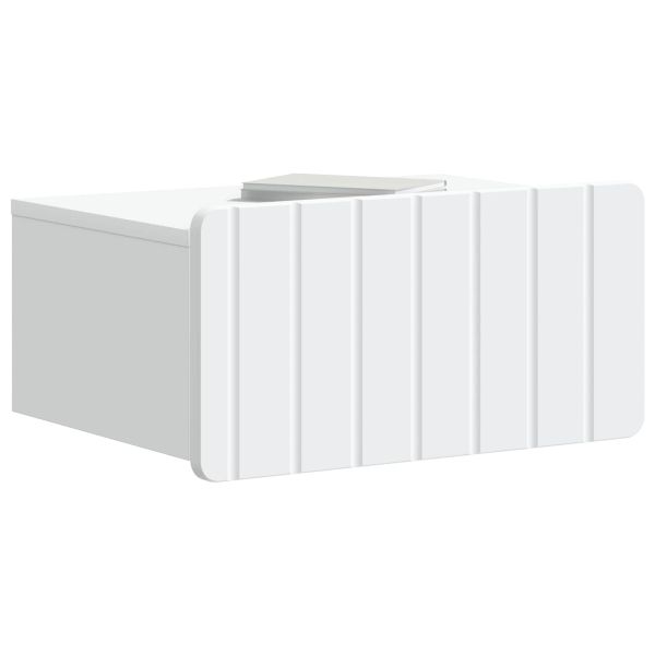 Спален шкаф с монтаж на стена 2 pcs Бяло 49 x 34,5 x 24 см