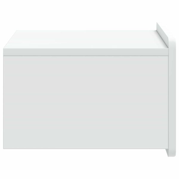 Спален шкаф с монтаж на стена 2 pcs Бяло 49 x 34,5 x 24 см