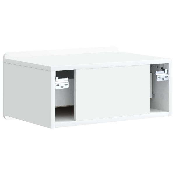 Спален шкаф с монтаж на стена 2 pcs Бяло 49 x 34,5 x 24 см
