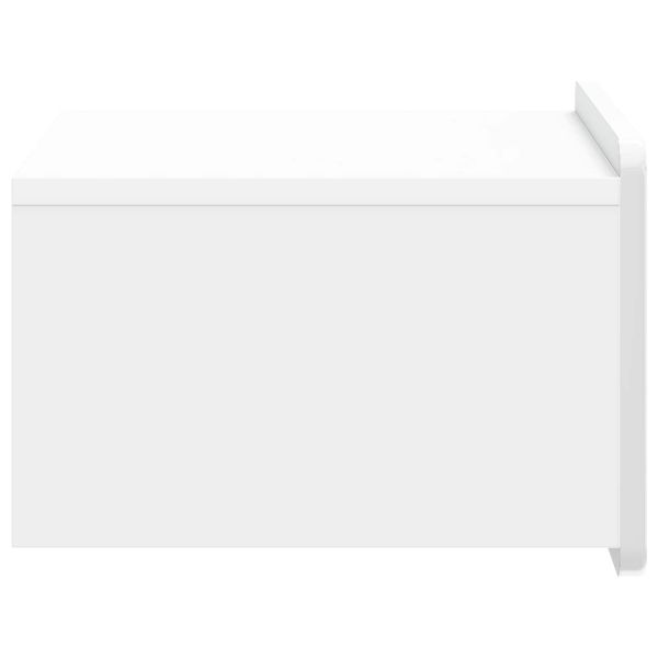 Спален шкаф с монтаж на стена Бял гланц 49 x 34,5 x 24 см
