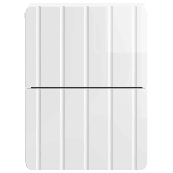 Спален шкаф с монтаж на стена 2 pcs Бял гланц 33 x 34,5 x 43 см
