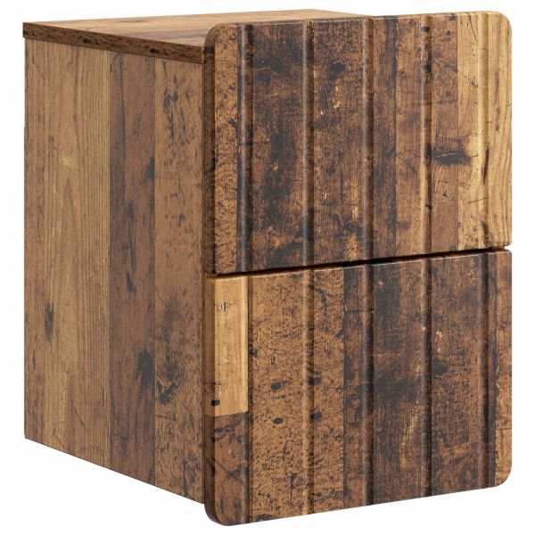 Спален шкаф с монтаж на стена Старо дърво 33 x 34,5 x 43 см