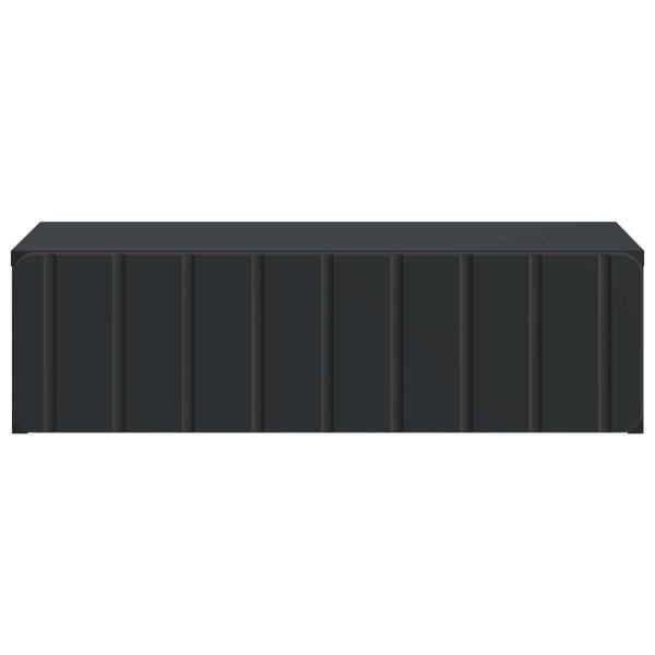 Стенен страничен масичка Черно 59 x 34,5 x 17 см