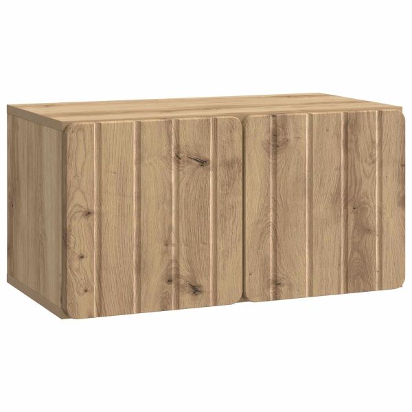 Стенно монтиран ТВ шкаф Дъб артизан 59,5 x 31 x 30 см
