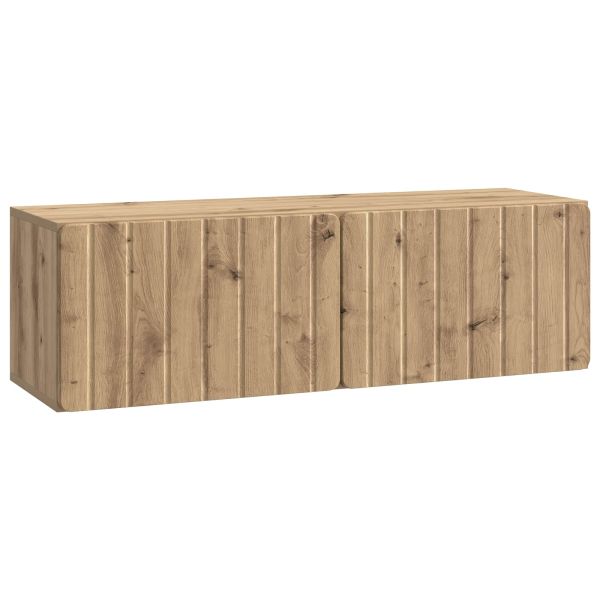Стенно монтиран ТВ шкаф Дъб артизан 98 x 31 x 30 см