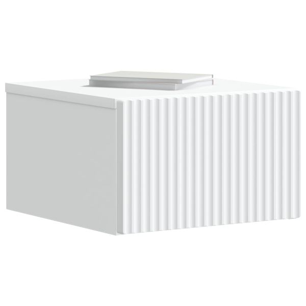 Спален шкаф с монтаж на стена 2 pcs Бяло 33 x 34,5 x 20 см
