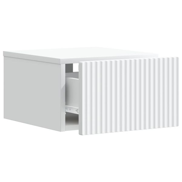Спален шкаф с монтаж на стена 2 pcs Бяло 33 x 34,5 x 20 см