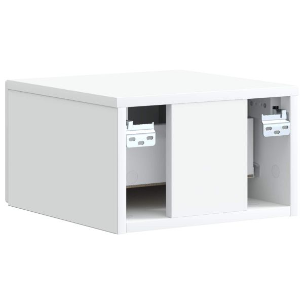 Спален шкаф с монтаж на стена 2 pcs Бяло 33 x 34,5 x 20 см