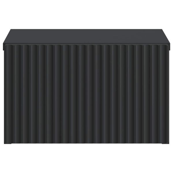 Спален шкаф с монтаж на стена Черно 33 x 34,5 x 20 см
