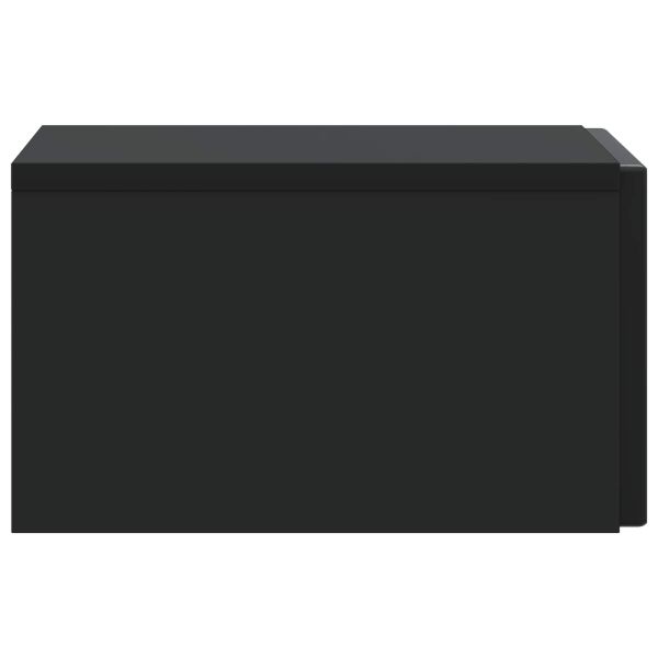 Спален шкаф с монтаж на стена Черно 33 x 34,5 x 20 см