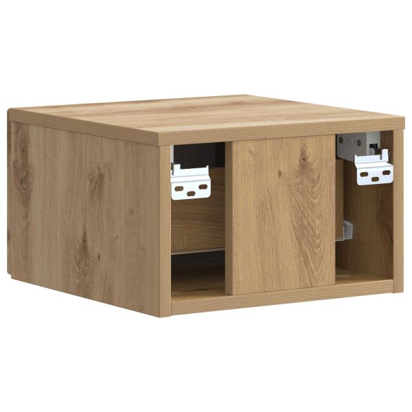 Спален шкаф с монтаж на стена Дъб артизан 33 x 34,5 x 20 см