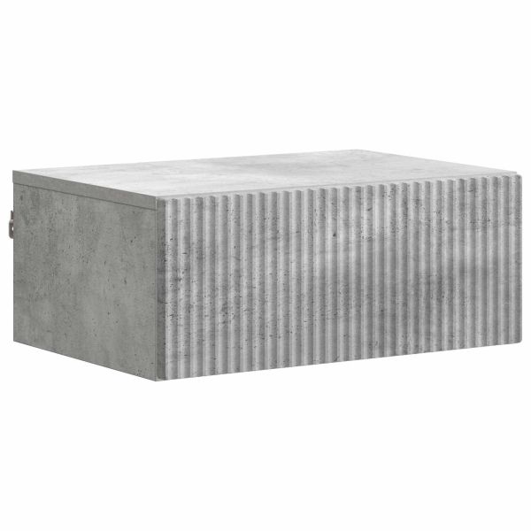 Спален шкаф с монтаж на стена Бетонно сиво 49 x 34,5 x 20 см