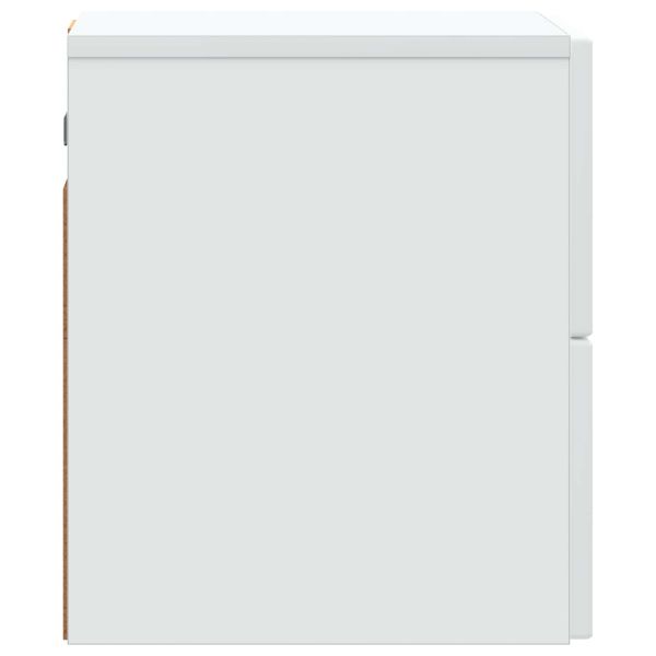 Спален шкаф с монтаж на стена 2 pcs Бяло 33 x 34,5 x 40 см