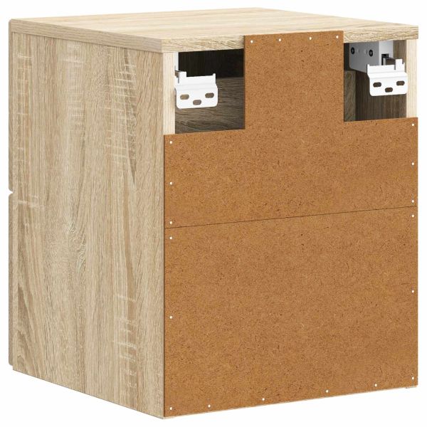Спален шкаф с монтаж на стена Дъб сонома 33 x 34,5 x 40 см