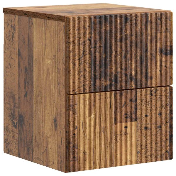 Спален шкаф с монтаж на стена Старо дърво 33 x 34,5 x 40 см