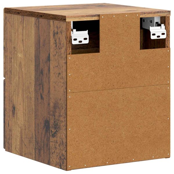 Спален шкаф с монтаж на стена Старо дърво 33 x 34,5 x 40 см