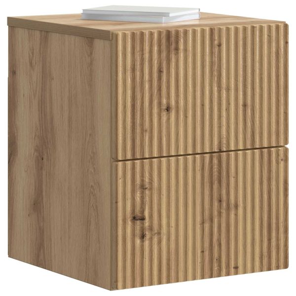 Спален шкаф с монтаж на стена Дъб артизан 33 x 34,5 x 40 см