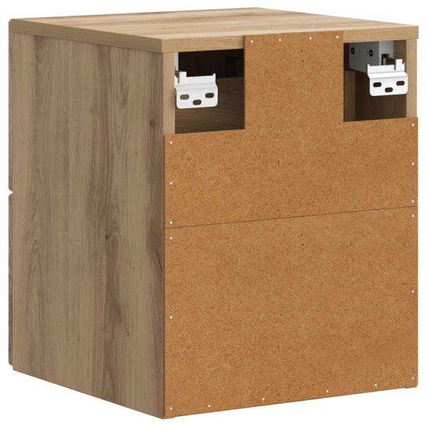 Спален шкаф с монтаж на стена Дъб артизан 33 x 34,5 x 40 см