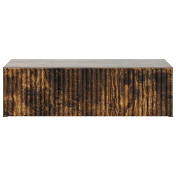 Стенен страничен масичка Опушен дъб 59 x 34,5 x 17 см