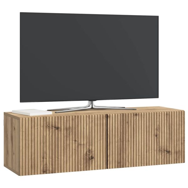 Стенно монтиран ТВ шкаф Дъб артизан 98 x 31 x 30 см