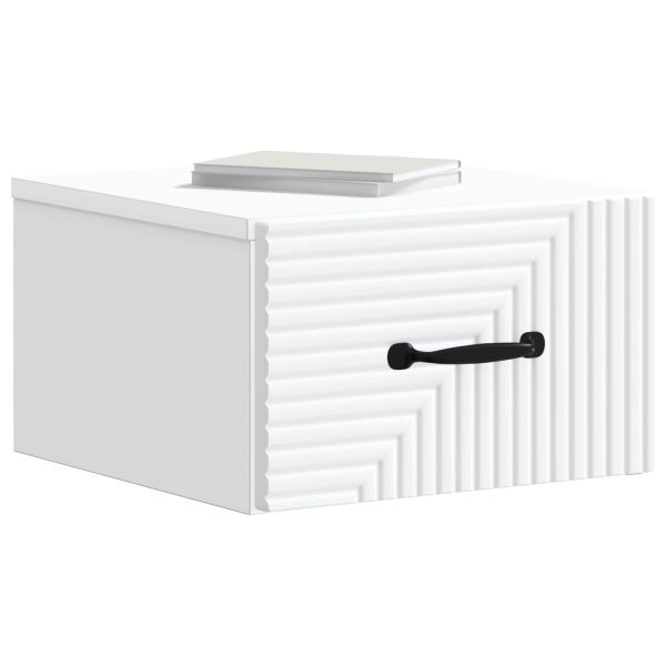 Спален шкаф с монтаж на стена 2 pcs Бяло 34,5 x 33 x 20 см