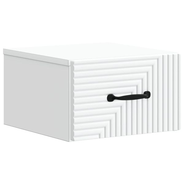 Спален шкаф с монтаж на стена 2 pcs Бяло 34,5 x 33 x 20 см