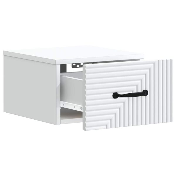 Спален шкаф с монтаж на стена 2 pcs Бяло 34,5 x 33 x 20 см