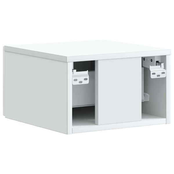 Спален шкаф с монтаж на стена 2 pcs Бяло 34,5 x 33 x 20 см