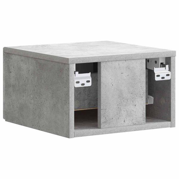 Спален шкаф с монтаж на стена Бетонно сиво 34,5 x 33 x 20 см