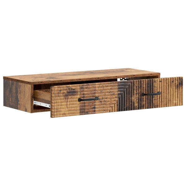 Стенен страничен масичка Старо дърво 87,5 x 34,5 x 17 см