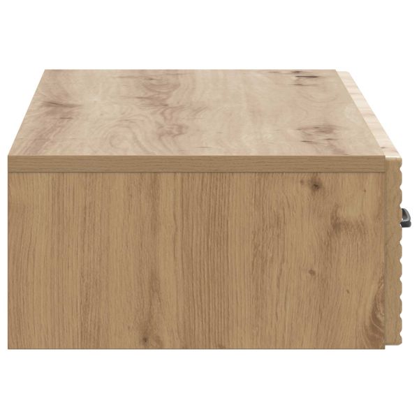 Стенен страничен масичка Дъб артизан 87,5 x 34,5 x 17 см