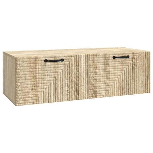 Стенно монтиран ТВ шкаф Дъб сонома 98 x 41 x 30 см