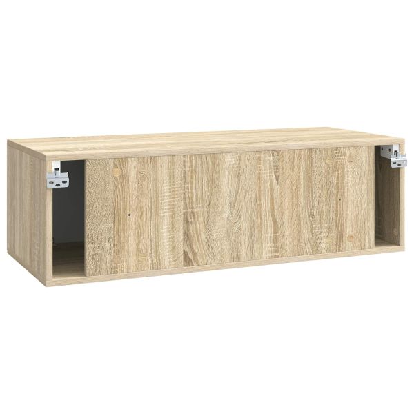 Стенно монтиран ТВ шкаф Дъб сонома 98 x 41 x 30 см