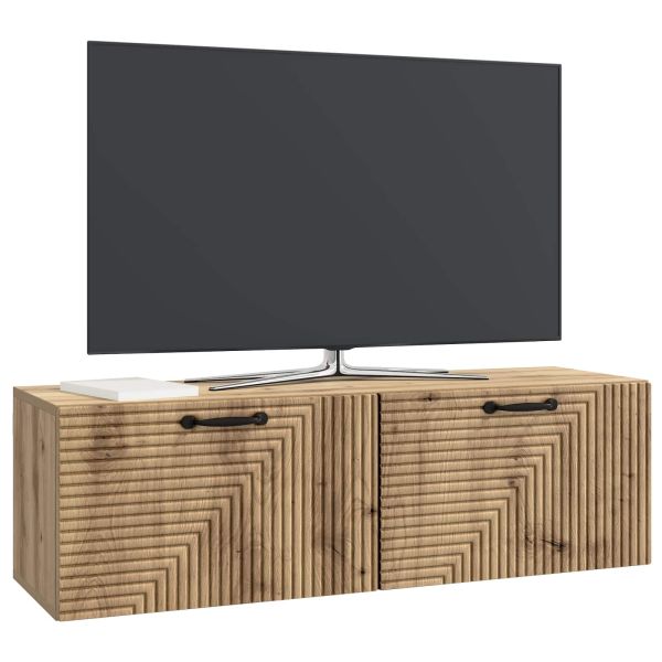 Стенно монтиран ТВ шкаф Дъб артизан 98 x 31 x 30 см